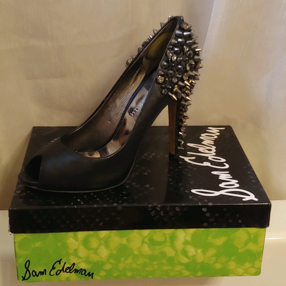 Sam Edelman Open Toes Studded Heel